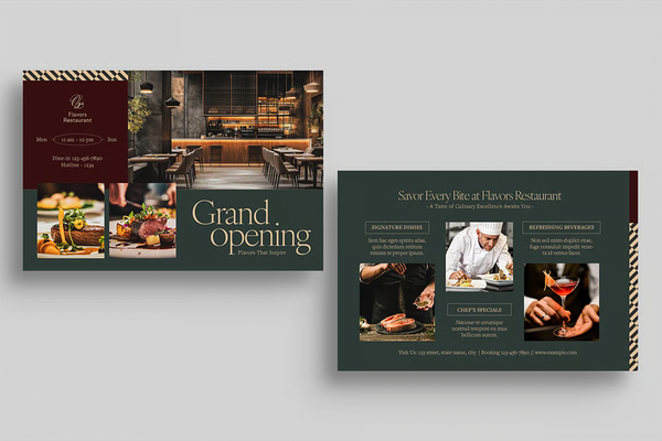Restaurant Postcard Campaign